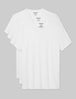 Second Skin Crew Neck Modern Fit Undershirt (3-Pack)::White
