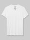 Second Skin High V-Neck Modern Fit Undershirt::White::Swatch