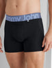 360 Sport Trunk 4"::Black/Ebb and Flow Stripe WB