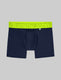360 Sport Trunk 4"::Dress Blues/Acid Lime WB::Swatch