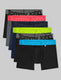 360 Sport Trunk 4" (6-Pack)::Black/Diva Pink/Dress Blues/Acid Lime/Black/Atomic Blue