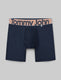 360 Sport Mid-Length Boxer Brief 6"::Dress Blues/Jaffa Stripe WB::Swatch