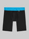 360 Sport Boxer Brief 8"::Black/Atomic Blue WB::Swatch