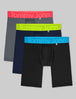 360 Sport Boxer Brief 8" (3-Pack)::Pink/Lime/Blue