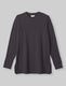 Women's Zen Ribbed Long Sleeve Crew Neck::Phantom::Swatch