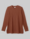 Women's Zen Ribbed Long Sleeve Crew Neck::Mink::Swatch
