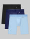Air Boxer Brief 8" (3-Pack)::Black/Blue/Dutch Canal