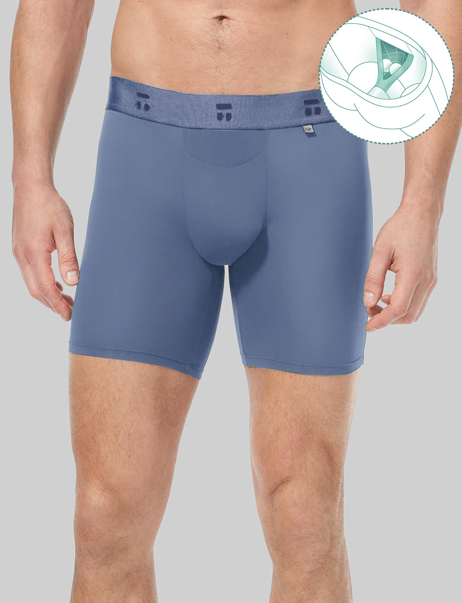 Air Mid-Length Boxer Brief 6"