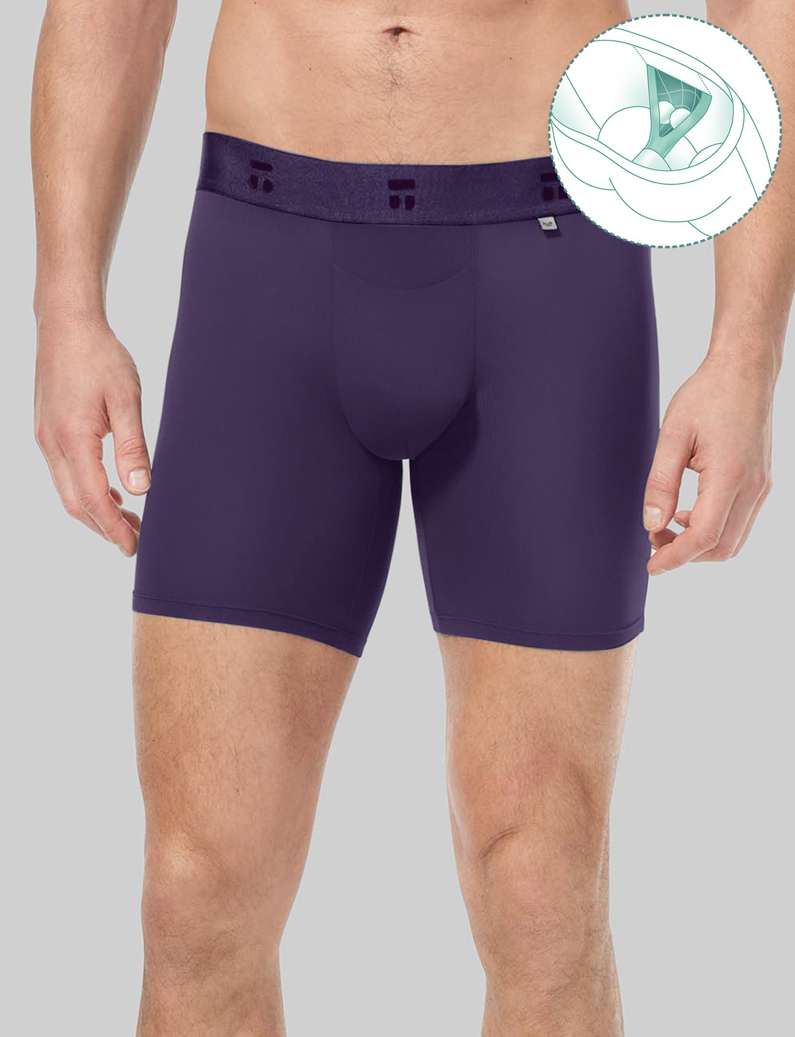 Air Mid-Length Boxer Brief 6"