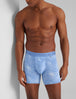Air Mid-Length Boxer Brief 6"::Bel Air Blue Waves
