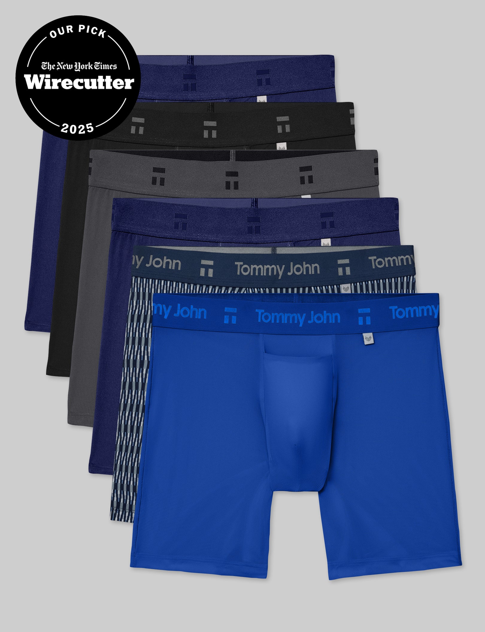 Air Mid-Length Boxer Brief 6" (6-Pack)