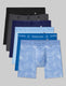 Air Mid-Length Boxer Brief 6" (6-Pack)::Black/Gray/Blue/Dutch Canal/High Tide/Waves