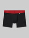 Air Trunk 4"::Black/Red WB::Swatch