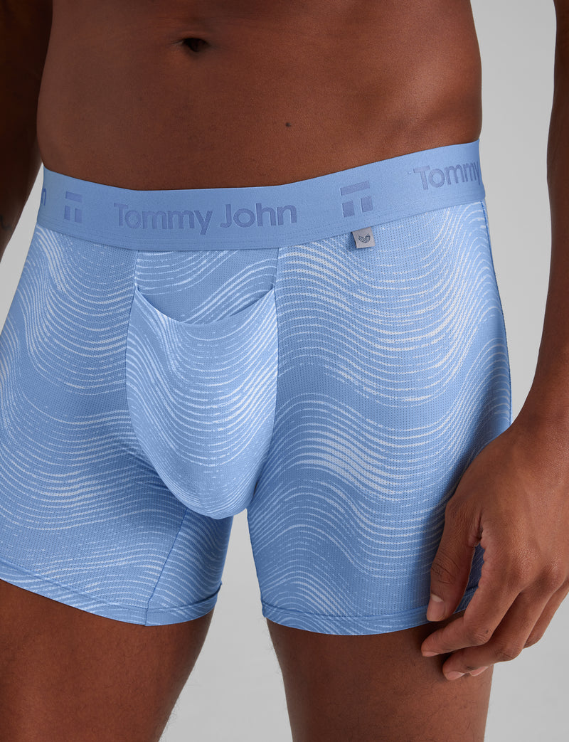 Air Trunk 4"::Bel Air Blue Waves