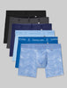 Air Trunk 4" (6-Pack)::Black/Gray/Blue/Dutch Canal/High Tide/Waves