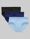 Air Brief (3-Pack)::Black/Baritone Blue/Dutch Canal