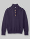 Women's Sweater Lounge Henley::Deep Well::Swatch