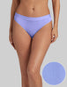 Women's Second Skin Luxe Rib Thong::Jacaranda