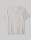 Second Skin V-Neck Tee::Heather Grey::Swatch