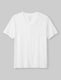 Second Skin V-Neck Tee::White::Swatch