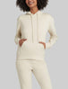 Women's French Terry Hoodie::Almond Milk