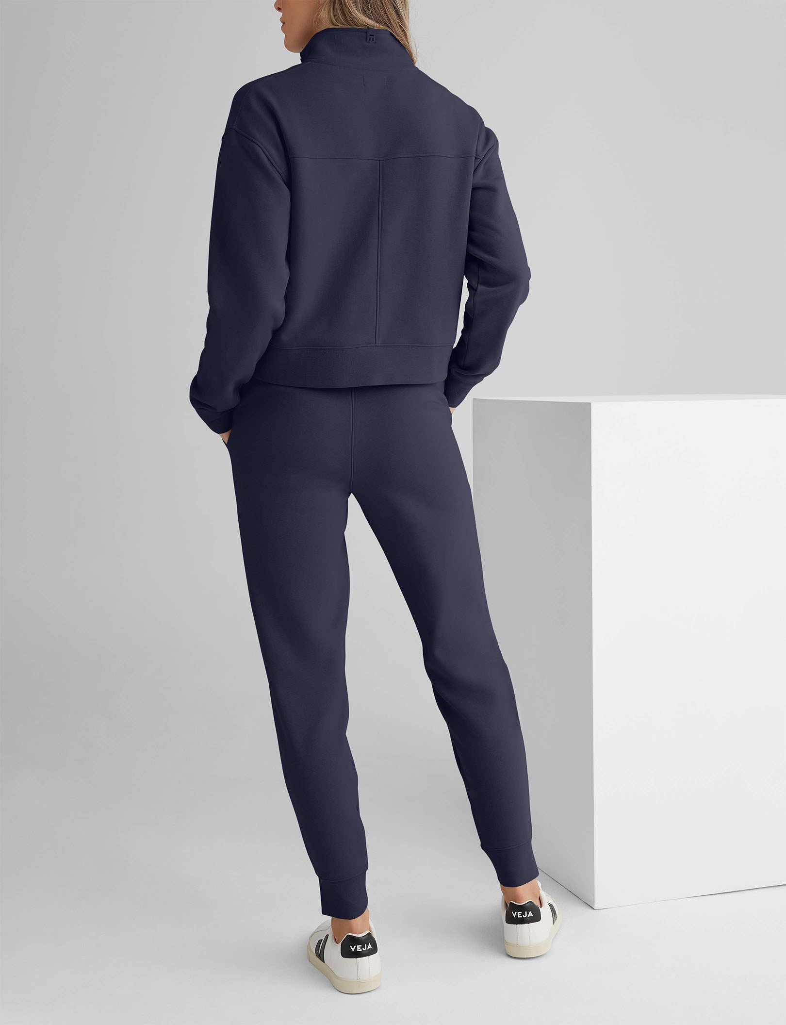 Women's French Terry Half-Zip & Jogger Set