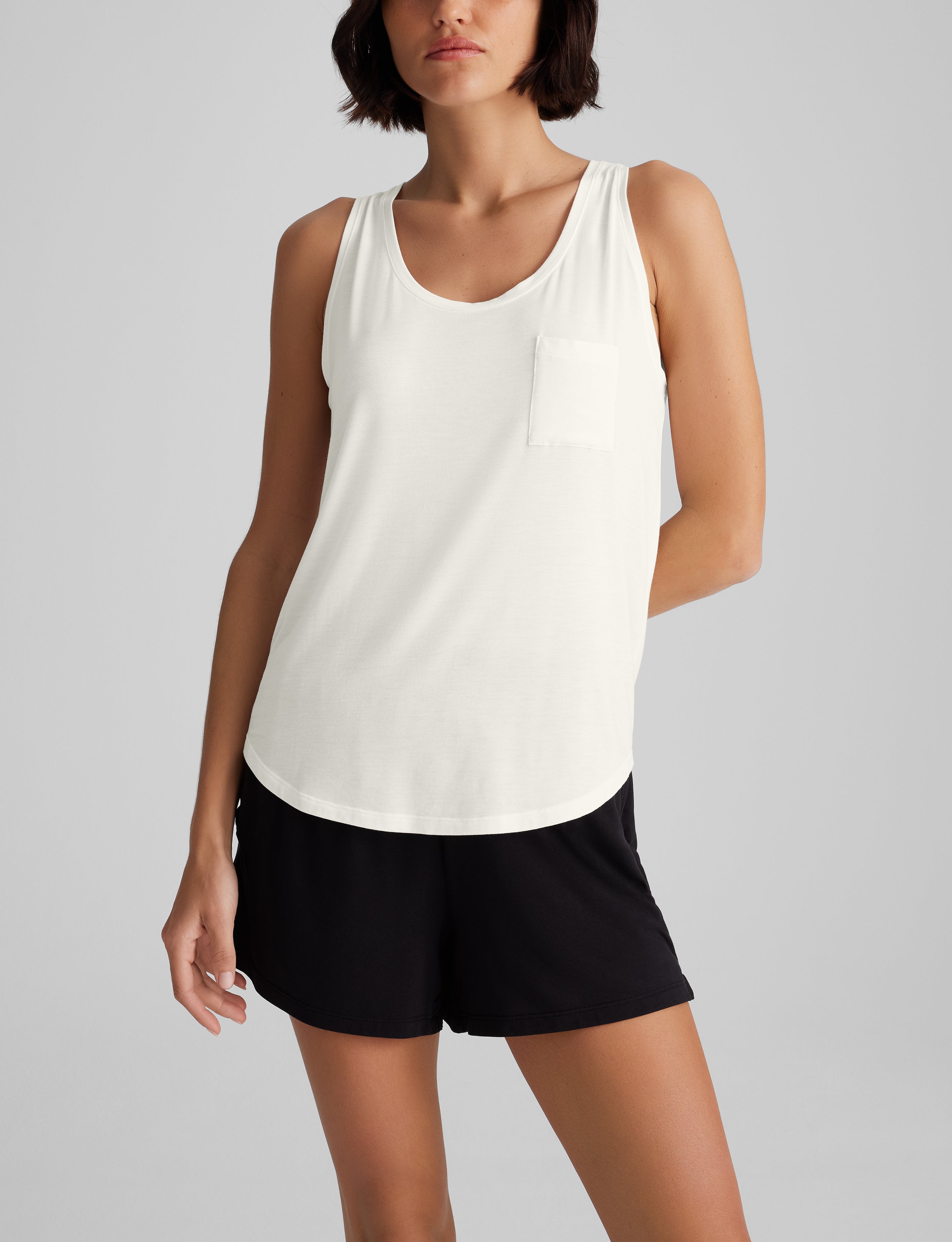 Women's Second Skin Sleep Pocket Tank & Short Set