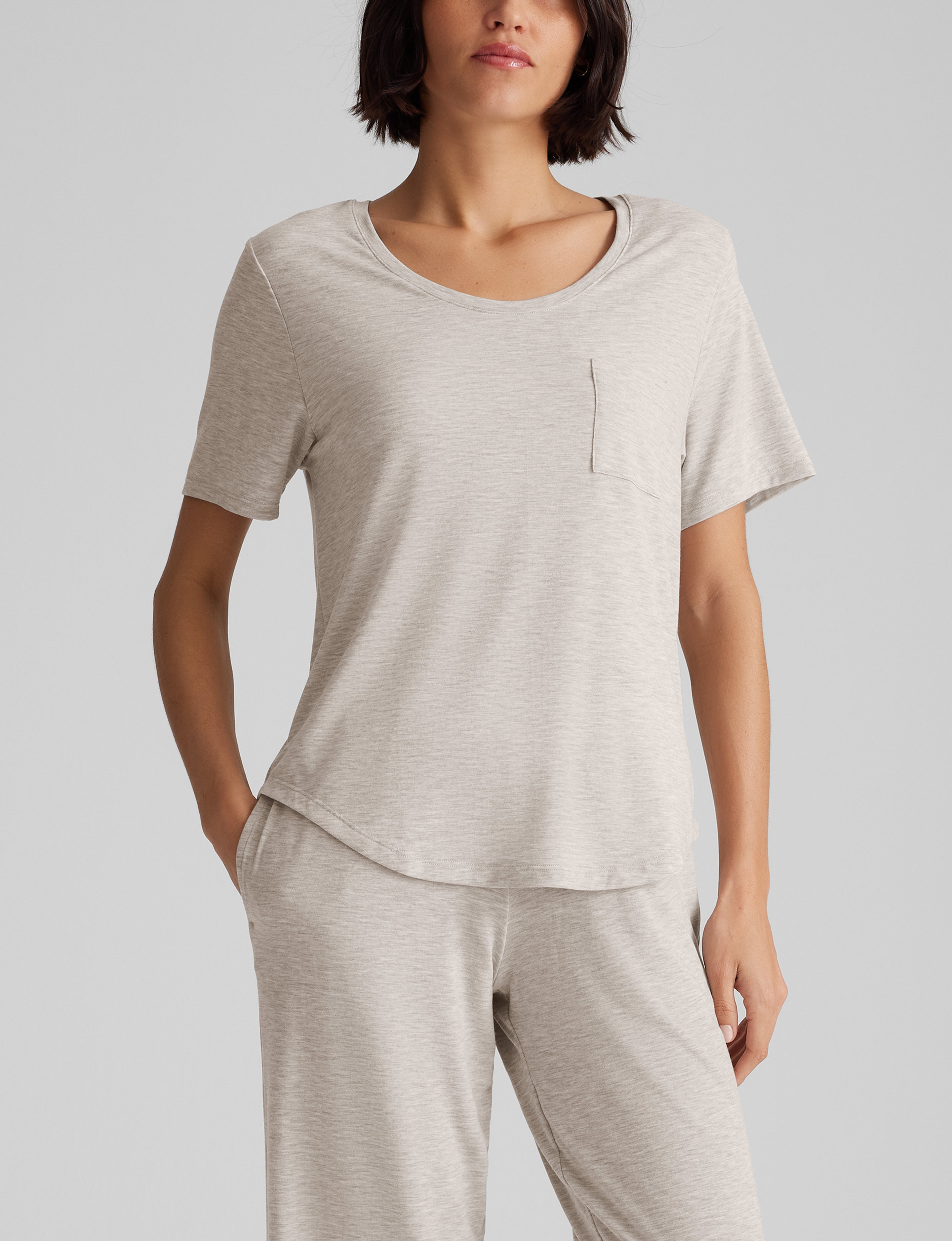 Women's Second Skin Sleep Pocket Tee & Pant Set