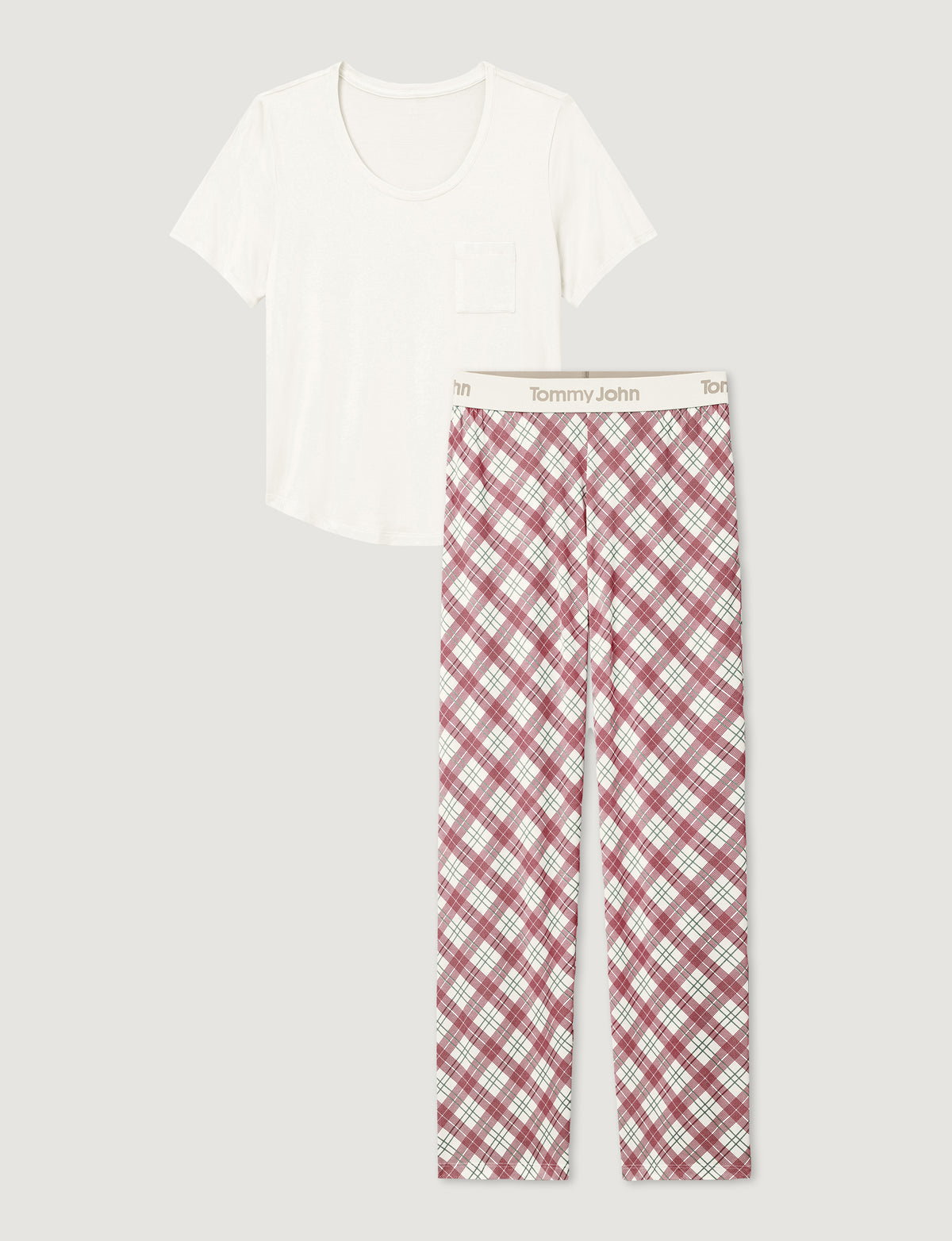 Women's Second Skin Sleep Pocket Tee & Pant Set