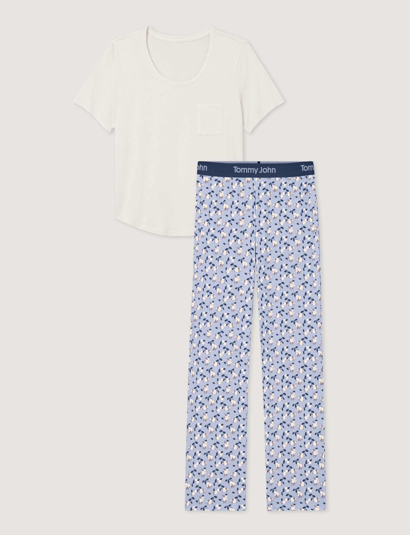 Women's Second Skin Sleep Pocket Tee & Pant Set