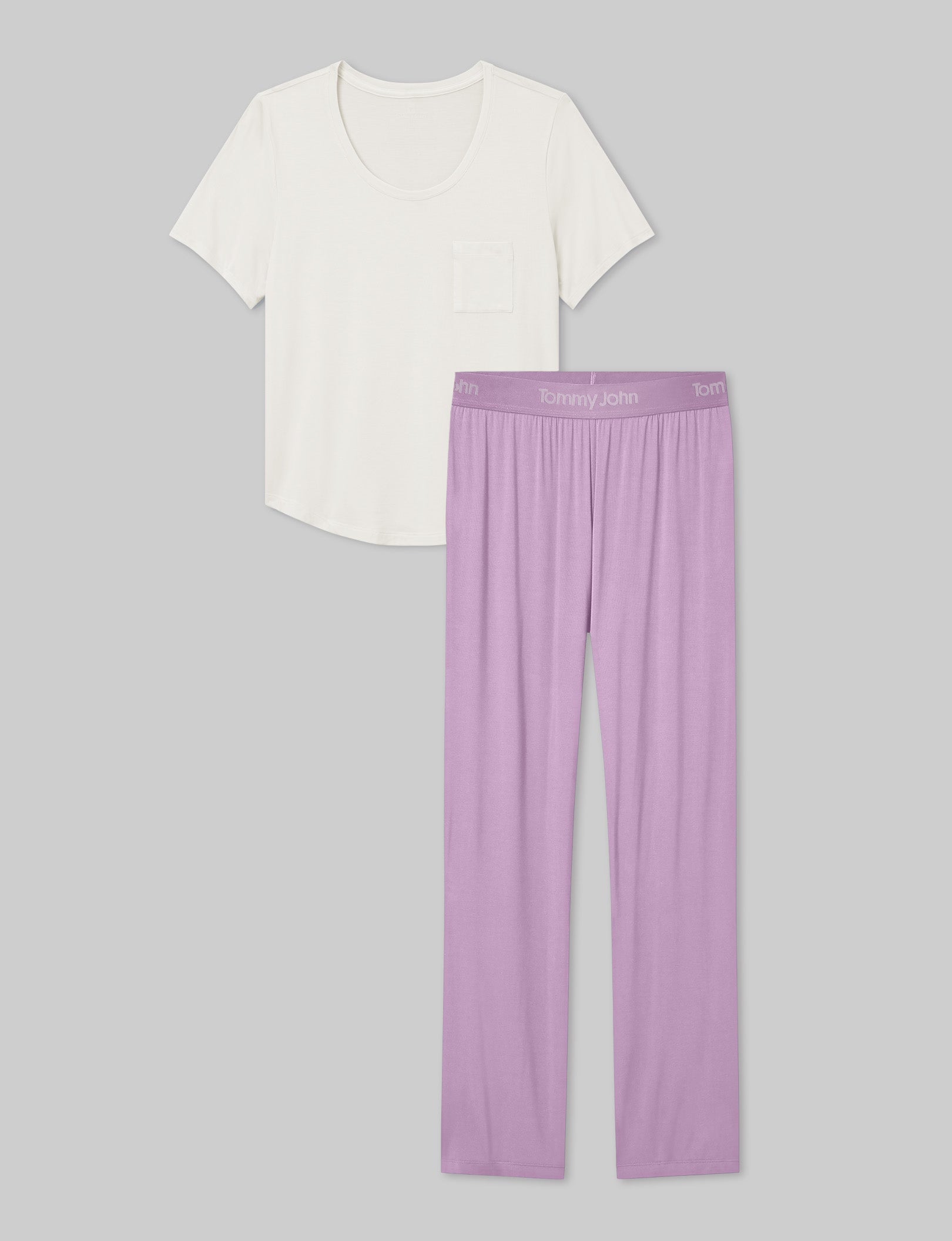 Women's Second Skin Sleep Pocket Tee & Pant Set