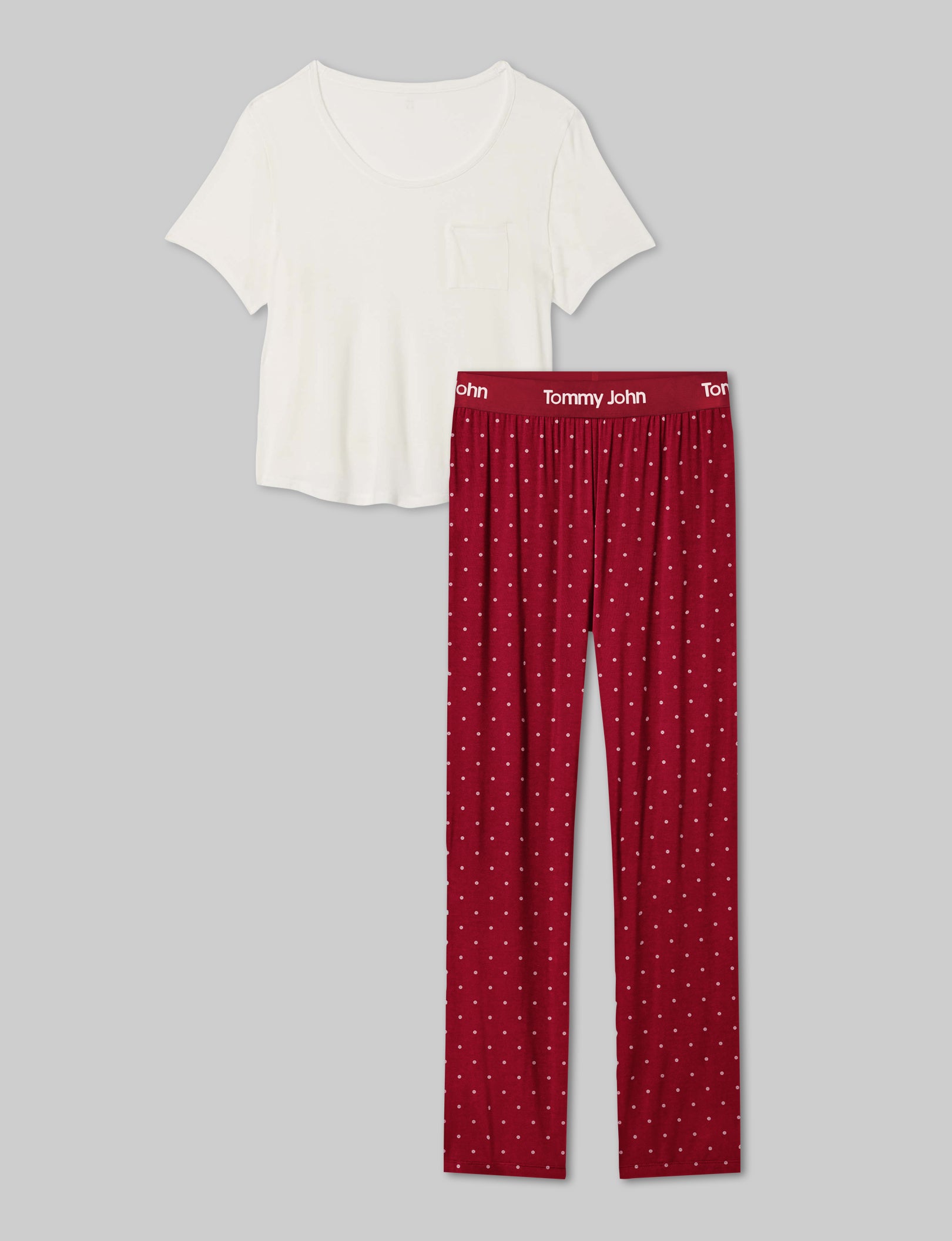 Women's Second Skin Sleep Pocket Tee & Pant Set