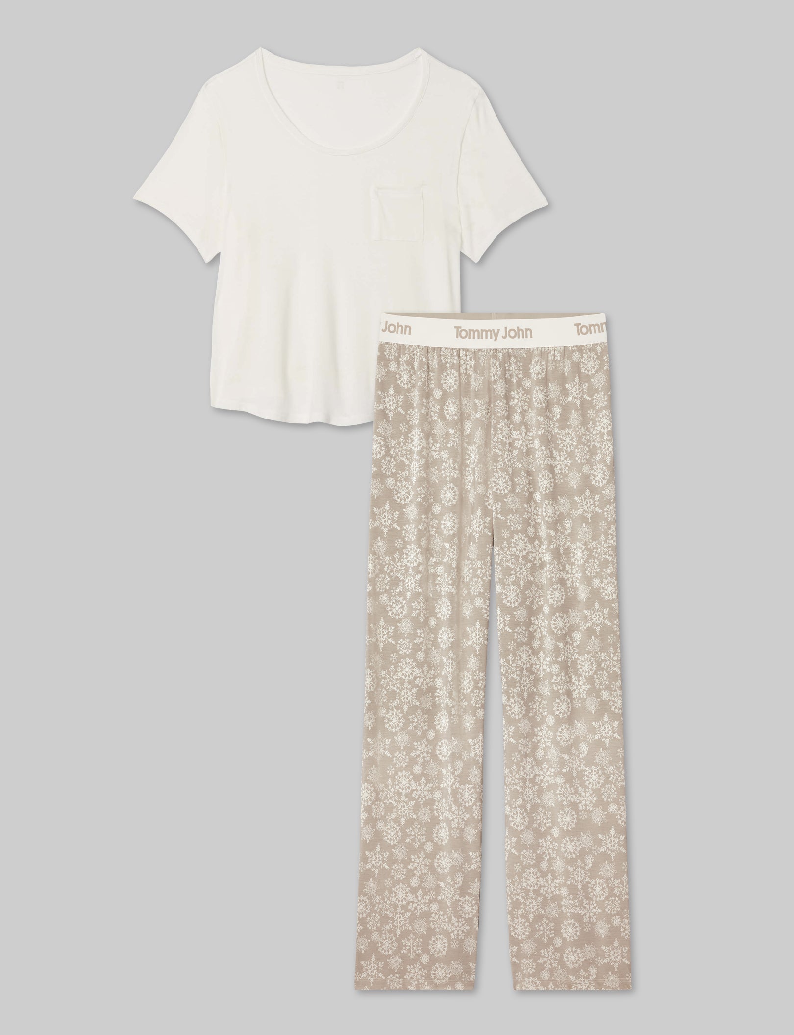 Women's Second Skin Sleep Pocket Tee & Pant Set
