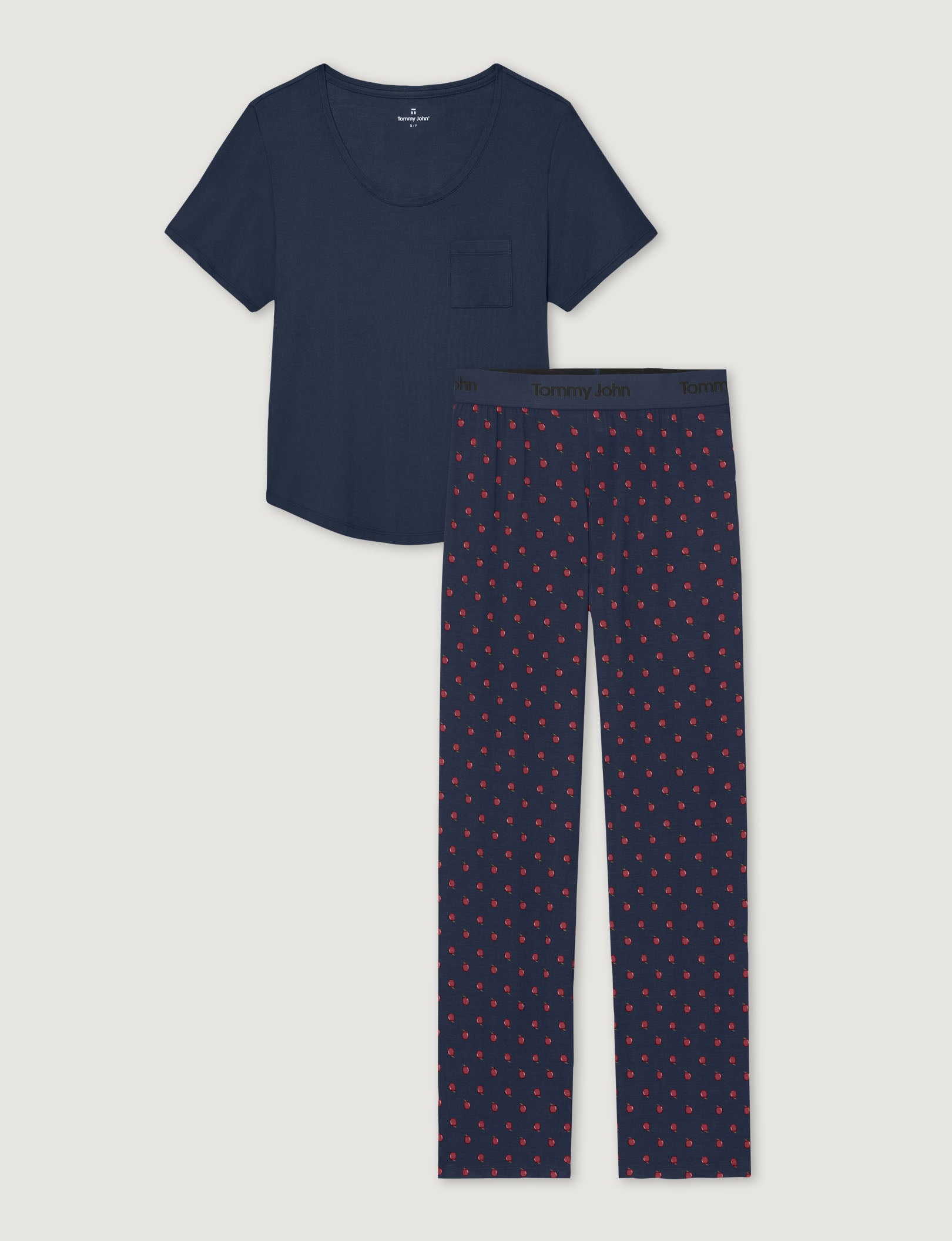 Women's Second Skin Sleep Pocket Tee & Pant Set
