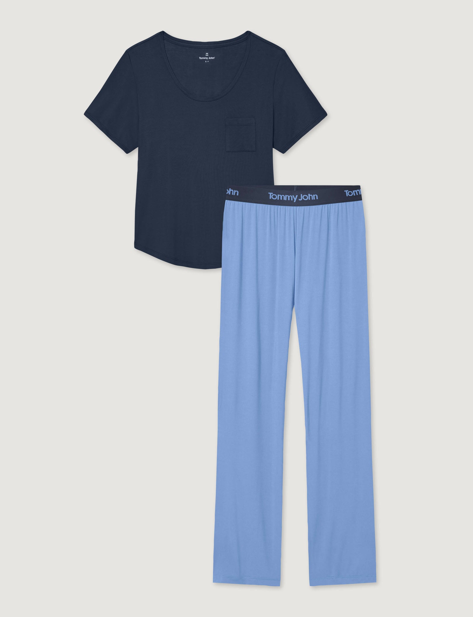 Women's Second Skin Sleep Pocket Tee & Pant Set