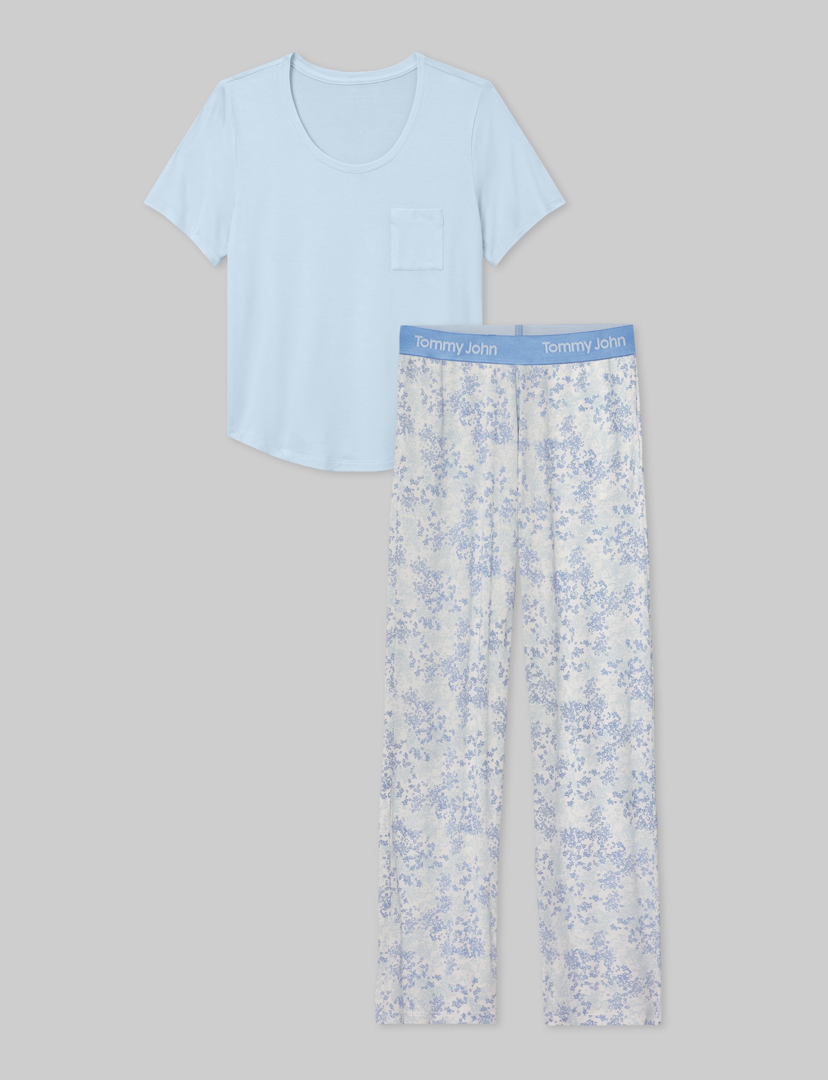 Women's Second Skin Sleep Pocket Tee & Pant Set