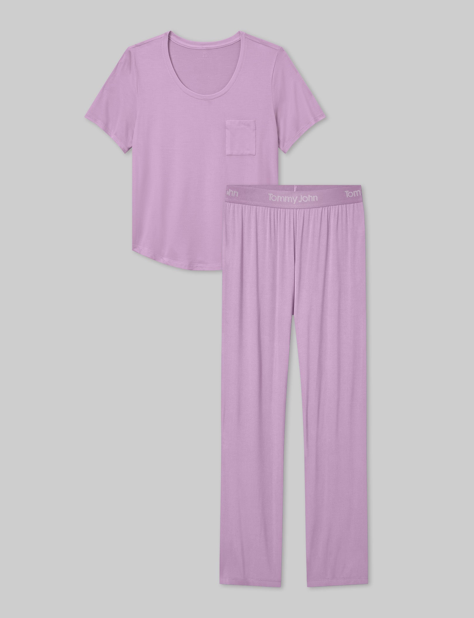 Women's Second Skin Sleep Pocket Tee & Pant Set