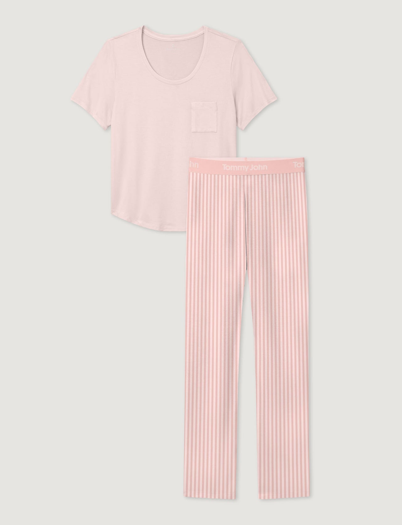 Women's Second Skin Sleep Pocket Tee & Pant Set
