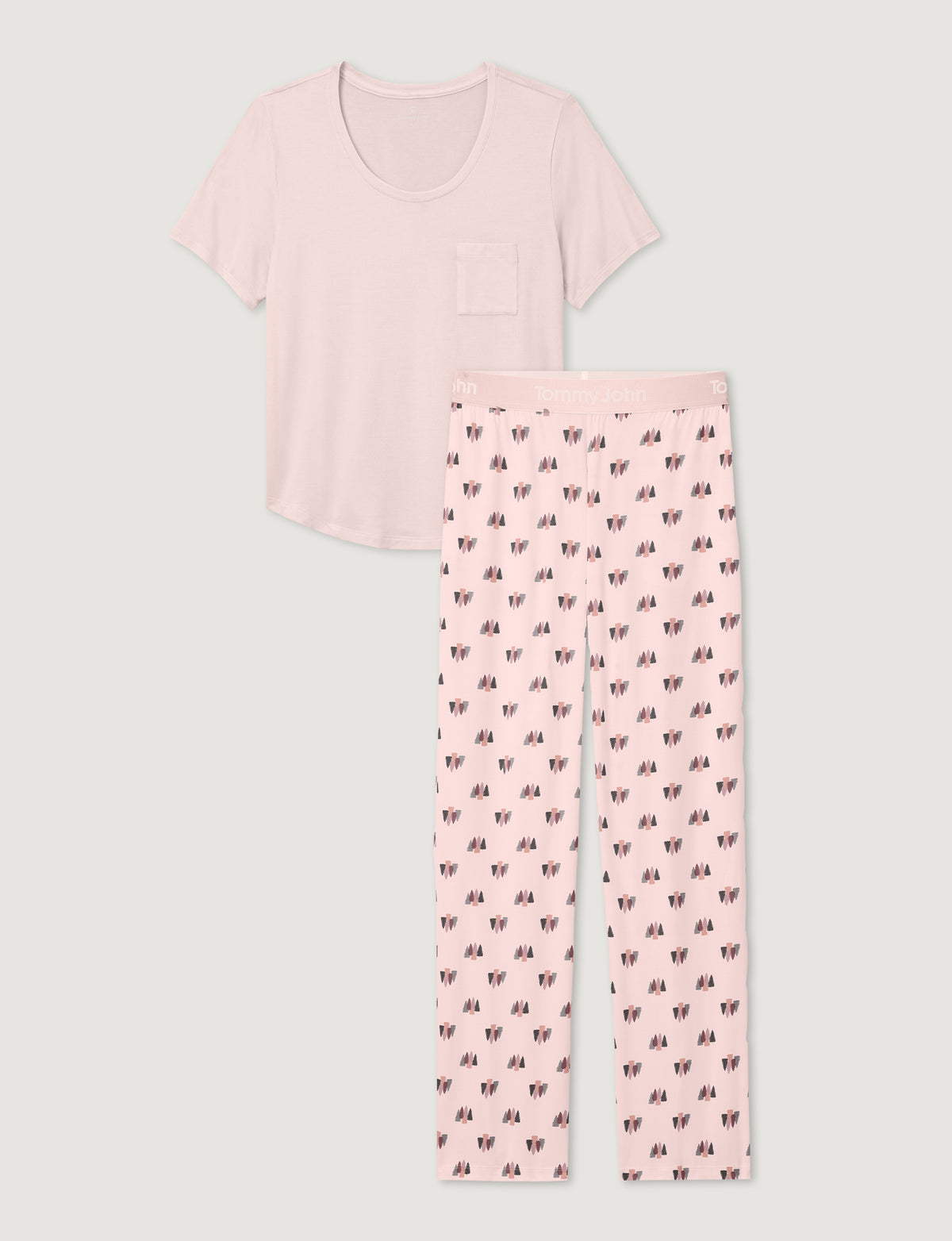 Women's Second Skin Sleep Pocket Tee & Pant Set