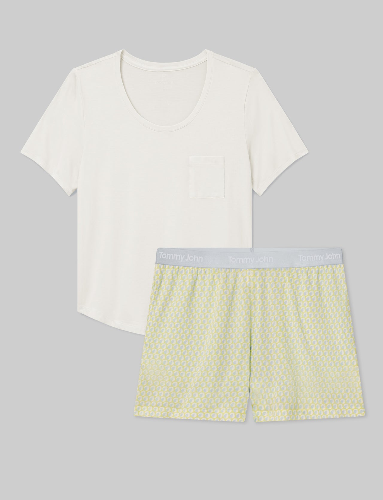 Women's Second Skin Sleep Pocket Tee & Short Set