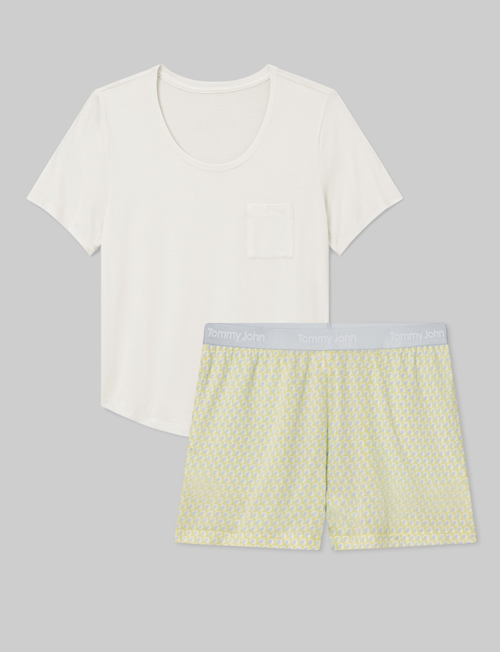 Women's Second Skin Sleep Pocket Tee & Short Set