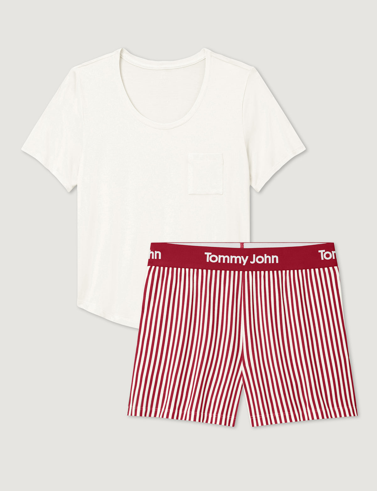 Women's Second Skin Sleep Pocket Tee & Short Set