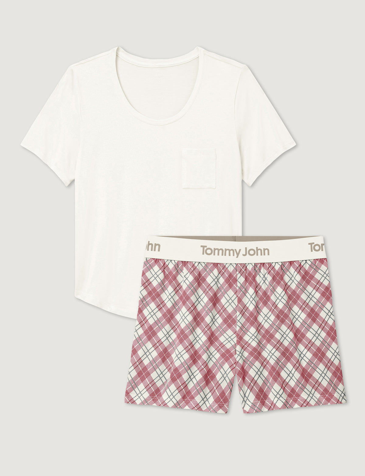 Women's Second Skin Sleep Pocket Tee & Short Set