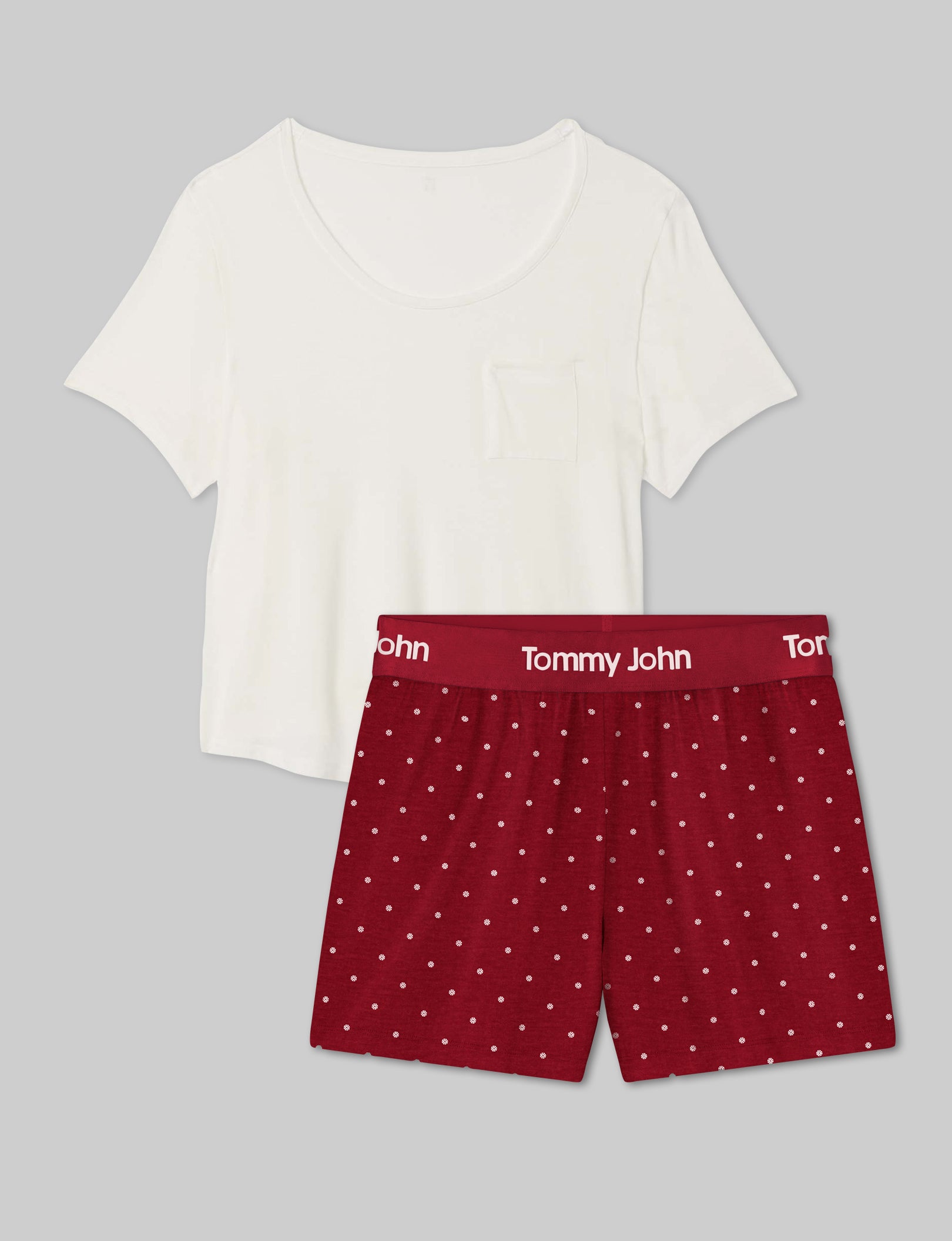 Women's Second Skin Sleep Pocket Tee & Short Set