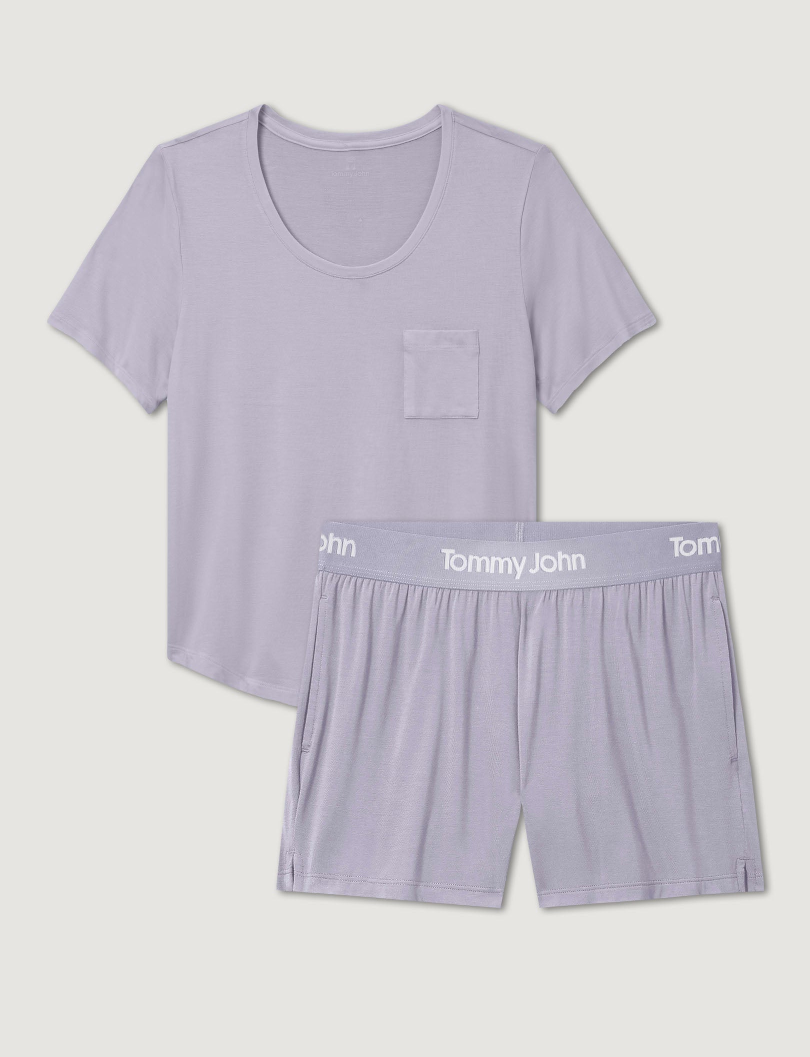 Women's Second Skin Sleep Pocket Tee & Short Set