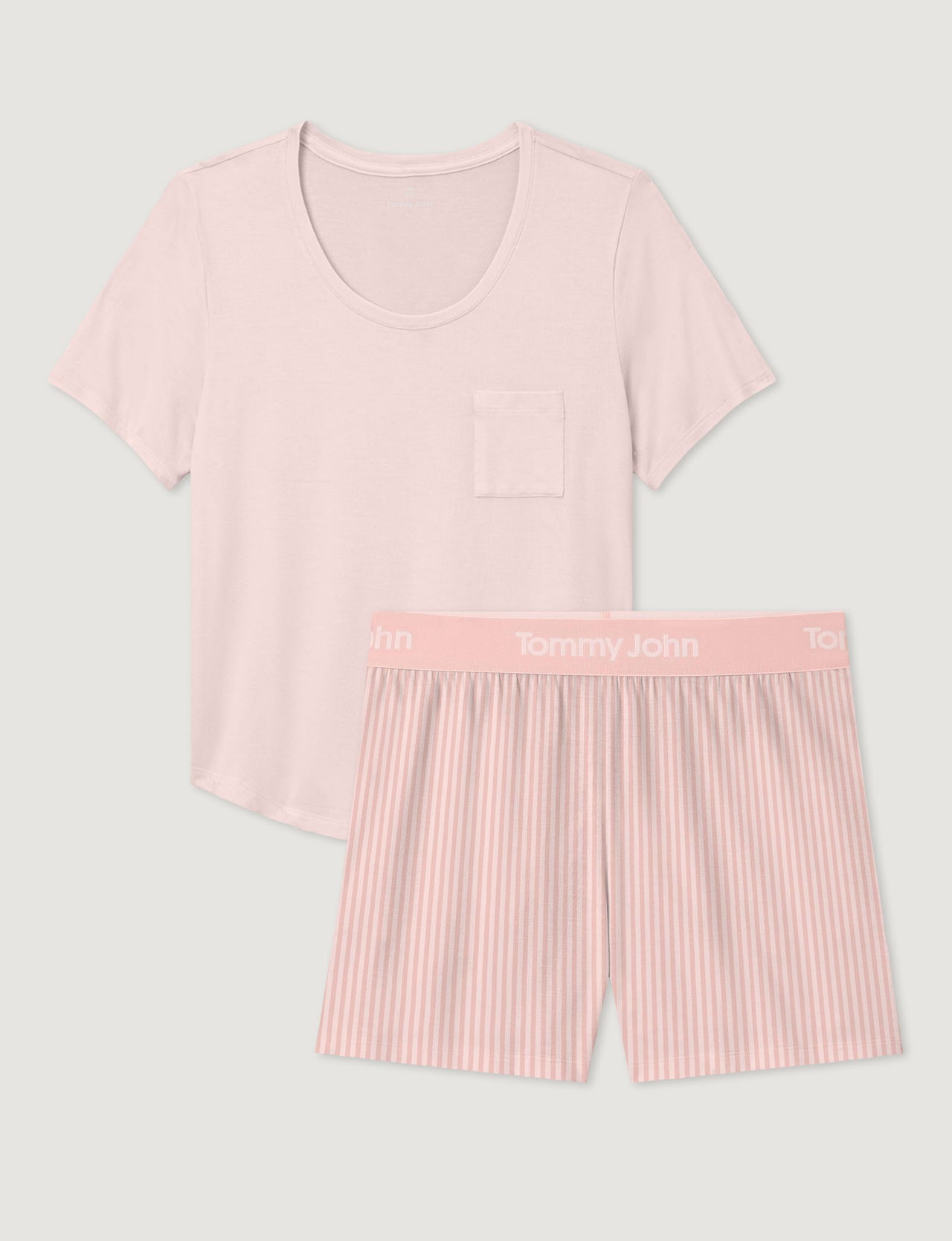 Women's Second Skin Sleep Pocket Tee & Short Set