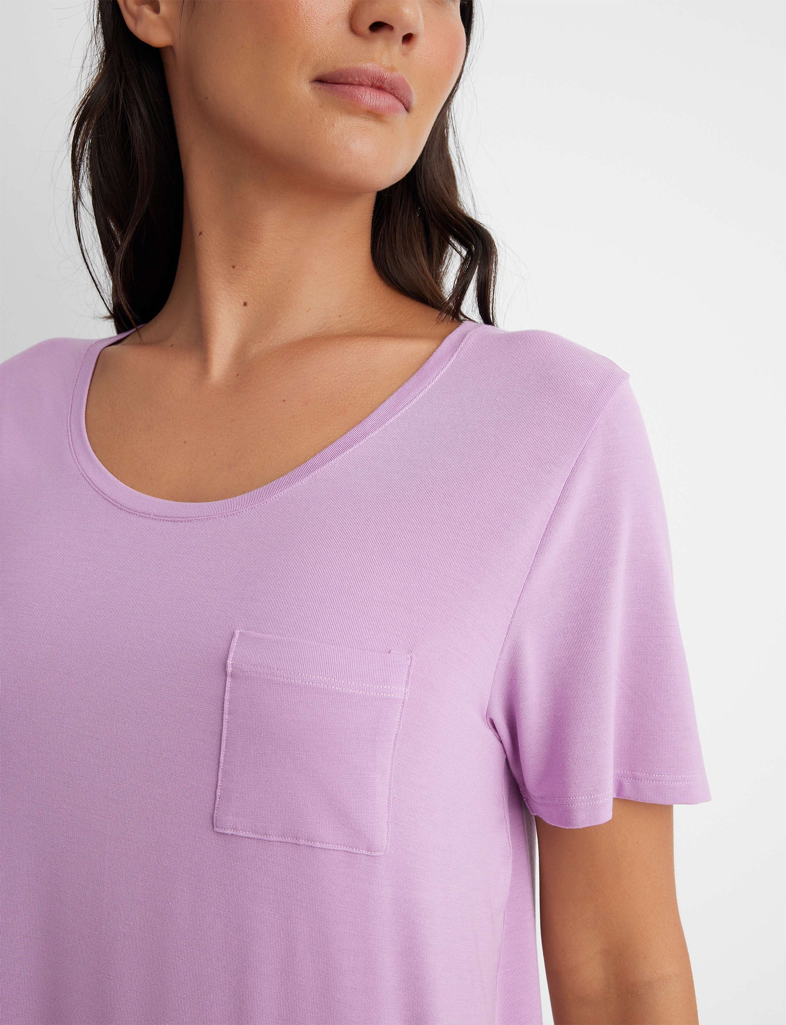 Women's Second Skin Sleep Pocket Tee & Short Set