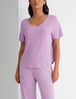 Women's Second Skin Sleep Pocket Tee::Lavender Herb