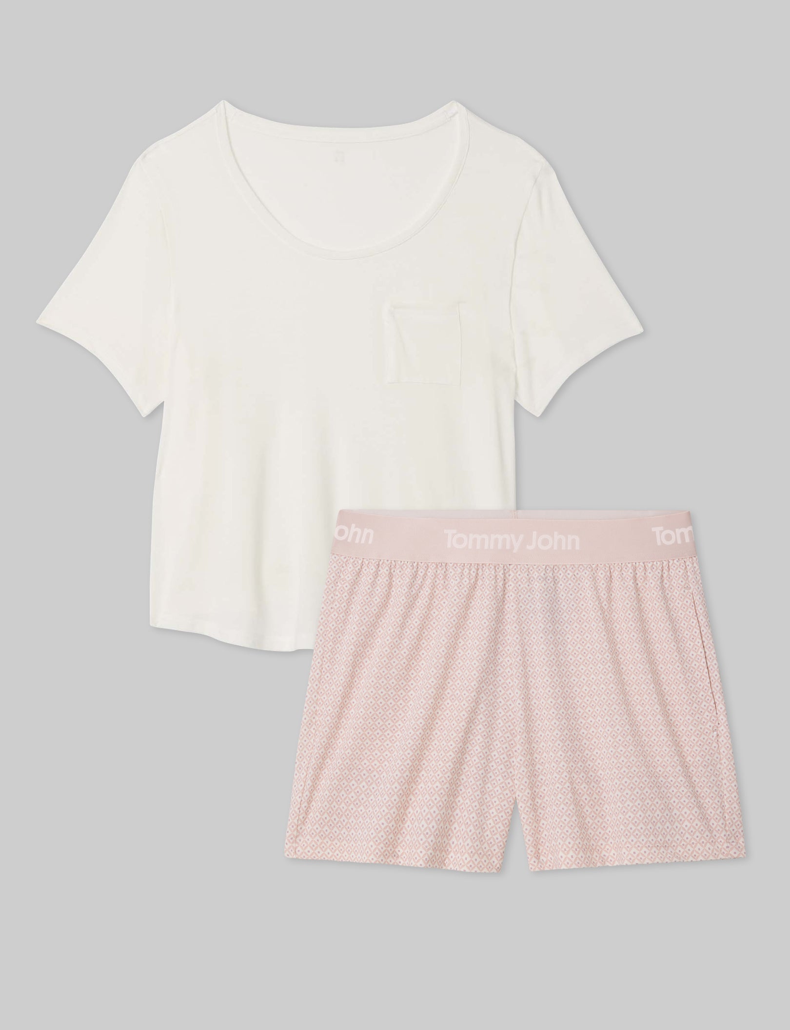 Women's Second Skin Sleep Pocket Tee & Short Set