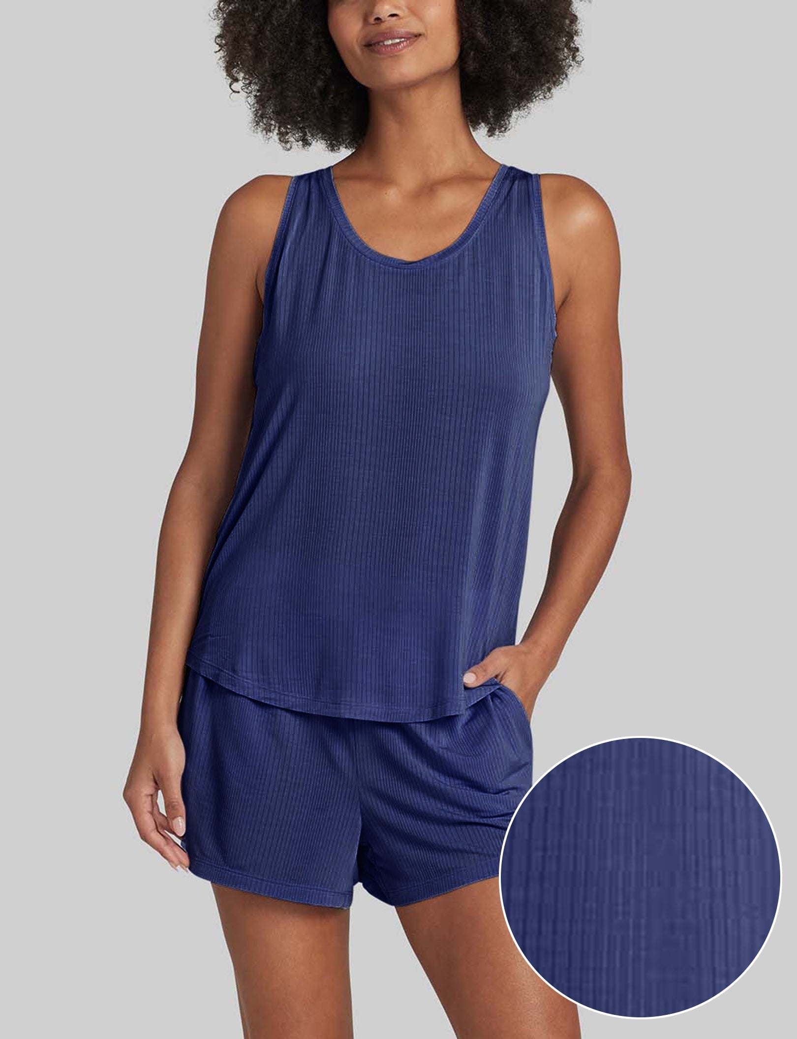 Women's Second Skin Luxe Rib Sleep Tank